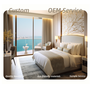 Direct from Producer Customized Coastal Resort Villa Picket Bed room Furnishings Units for Resort Use