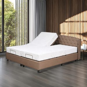 Premium Upholstered Sensible Mattress with Twin Electrical Again Lifting Legs and Enhanced Options