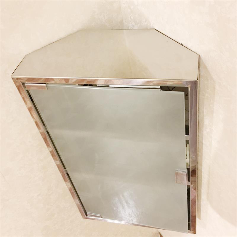 Stainless Metal Mirrored Nook Cupboard - 12 x 20 Inch Area-Saving Storage Resolution for Lavatory and Dwelling Room