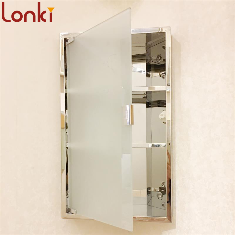 Stainless Metal Mirrored Nook Cupboard – 12 x 20 Inch Area-Saving Storage Resolution for Lavatory and Dwelling Room