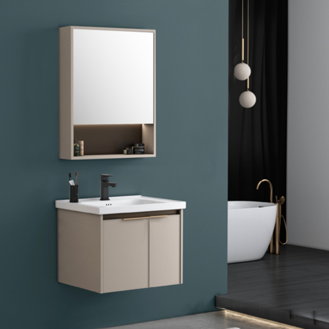 Up to date Wall-Mounted Toilet Self-importance with Mirror and Cupboards